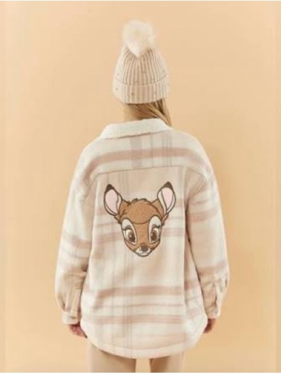 Disney Jackets & Blazers - Disney x Forever21 Bambi Plaid Flannel Jacket, Size L